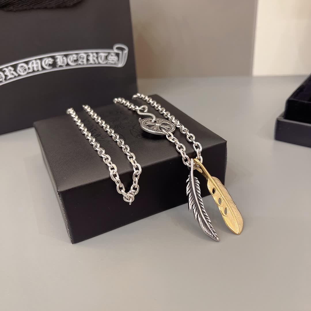 Chrome Hearts Feather Necklace